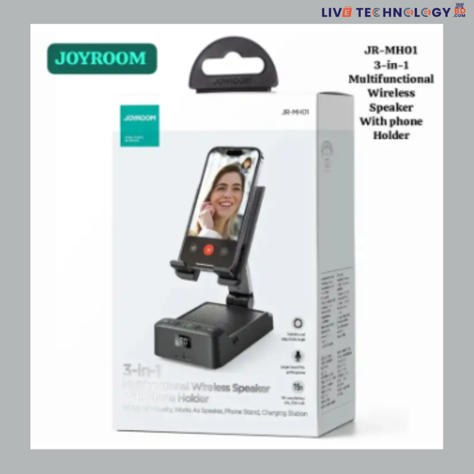 Joyroom JR-MH01 3-In-1 Multifunctional Wireless Speaker With Phone Holder