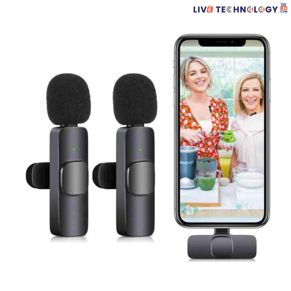 K9 Dual Wireless Microphone for Android mobile